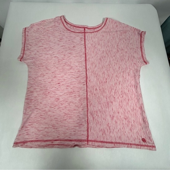 2 for$15 Talbots Sporty Striped Short Sleeve Tee - Picture 4 of 11